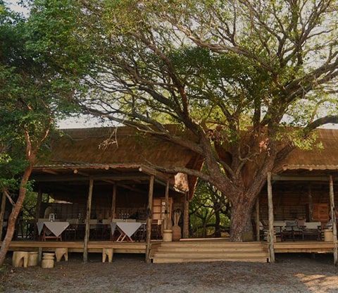 18-bedded Liuwa Camp is airy, spacious and eco-friendly, looking out over an enormous floodplain.